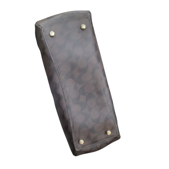 Coach Sage Carryall Signature Canvas Bag Shoulder‎ Crossbody Purse Classic - Picture 8 of 16